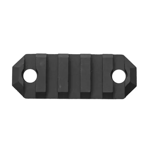 Grovtec KeyMod Picatinny Rail Section, 2.2in 5-Slot Aluminum Type III Black Anodized GRVGTSW227