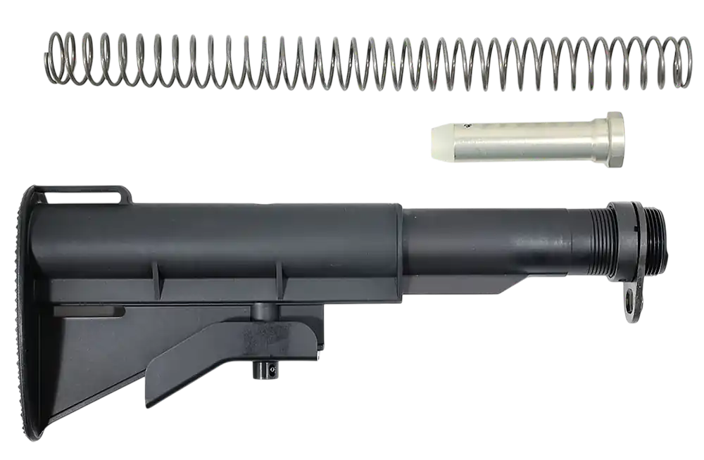 DPMS Panther Arms CAR-15 Stock Assembly Kit, Adjustable Stock & Mil-Spec Buffer Tube DP51655160091