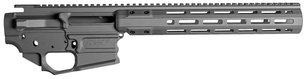 Cobalt Kinetics CK-Pro AR Receiver Set w/ Non-Rotating Upper & 9.8in Handguard, CKPROSET98BLK