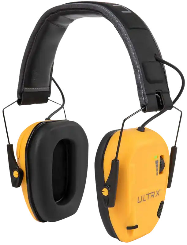 Allen ULTRX Bionic Electronic Earmuff, 22 dB Noise Reduction Rating, Sound Compression, 4149