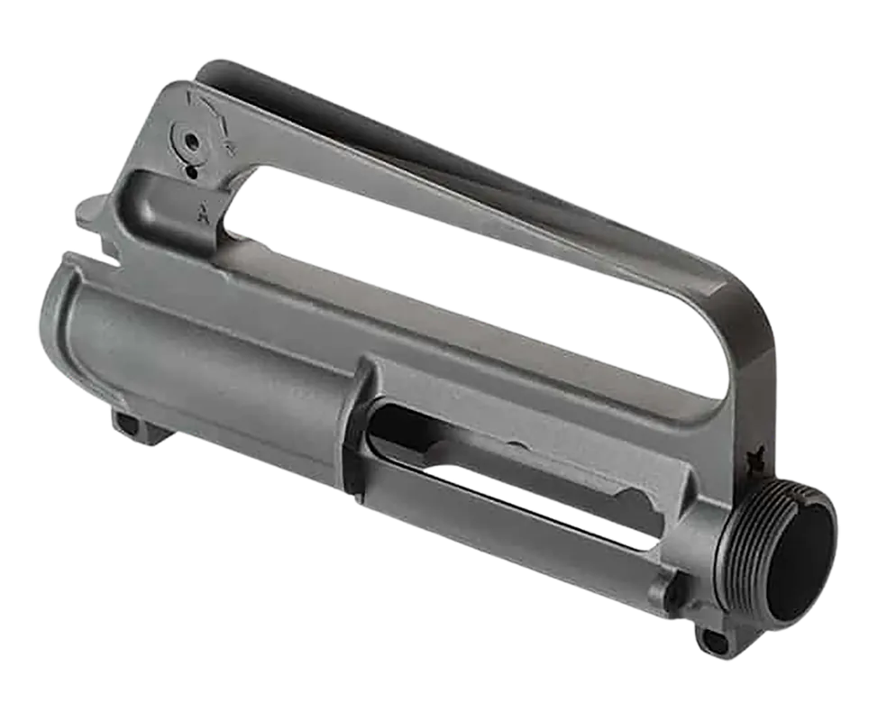 LUTH-AR A1 Slick Side Stripped Upper Receiver, 7075-T6 Hardcoat Anodized Black UR-01-E3-S