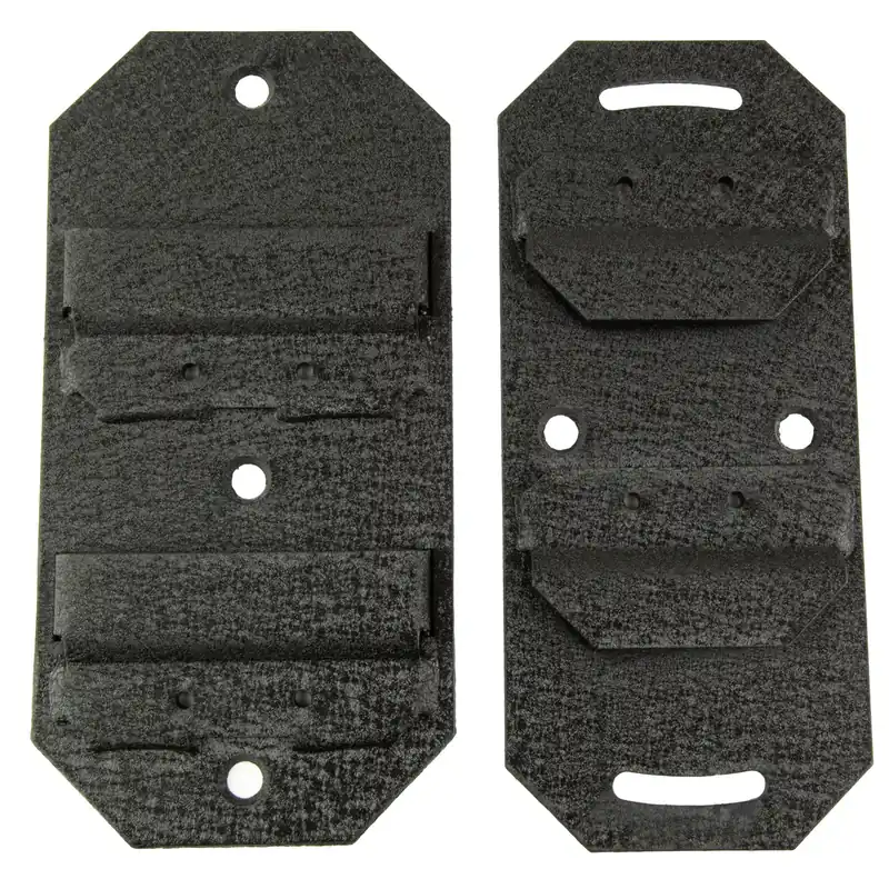 Skull Hooker Large Shoulder Flush Mount, Powder-Coated Steel Wall Stud Bracket, SKH-SFML-BLK