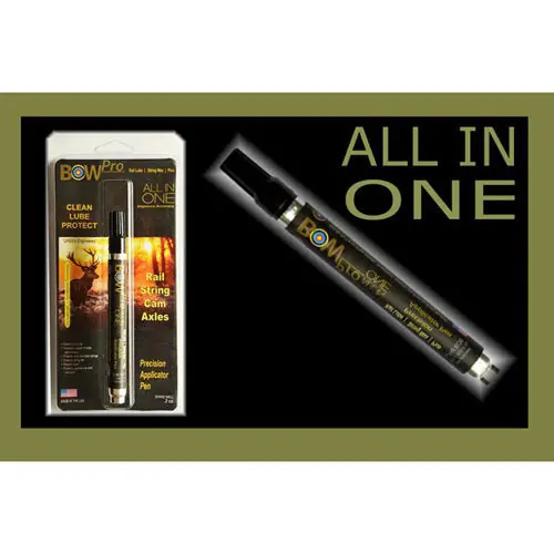 Seal 1 Bow Pro Pen Bow & Crossbow Cleaner, Lubricant & Protectant Rail Lube/String Wax SEABPPEN