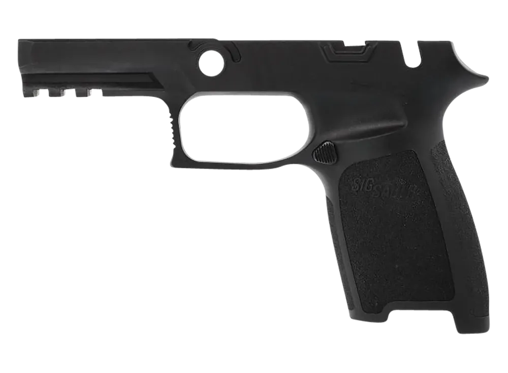 Sig Sauer P320 Carry Grip Module Assembly, Large Black Polymer for Manual Safety Models 8900030