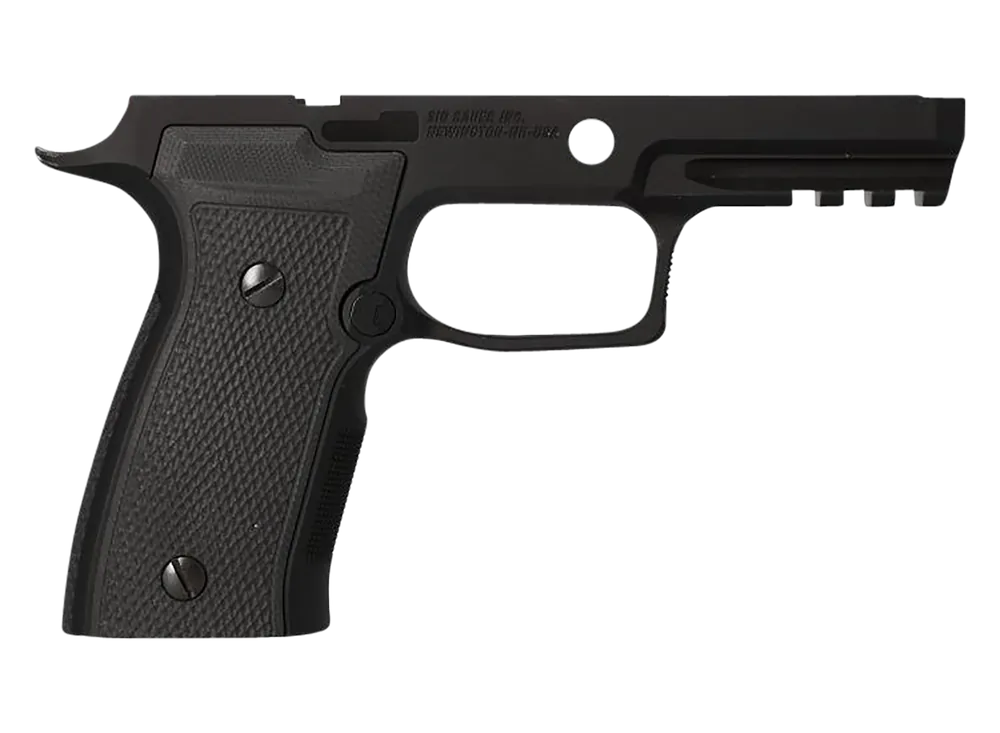 Sig Sauer P320 AXG Carry Medium Aluminum Grip Module w/ Black G10 Panels, 8900063
