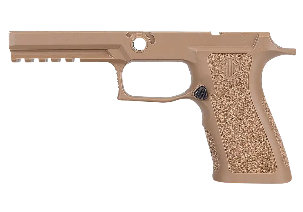 Sig Sauer P320 X-Series Full Size Small Grip Module, Coyote Polymer Frame GRIPMODXF943SMCOY