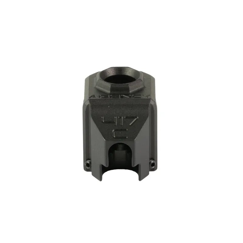 Agency Arms 417C Single Port Compensator for Glock 43/43X/48, 1/2x28 Thread, Black 417S-G43-BLK