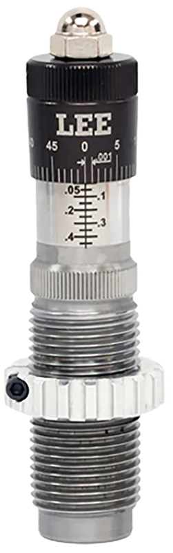 Lee Precision Micrometer Bullet Seating Die for 7mm PRC Reloading, Black/Clear 92243