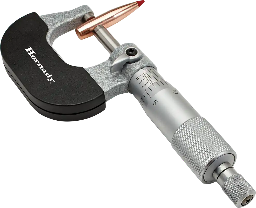 Hornady Standard Vernier Micrometer 0-1in Range, 0.0001in Readings w/ Storage Case 050072