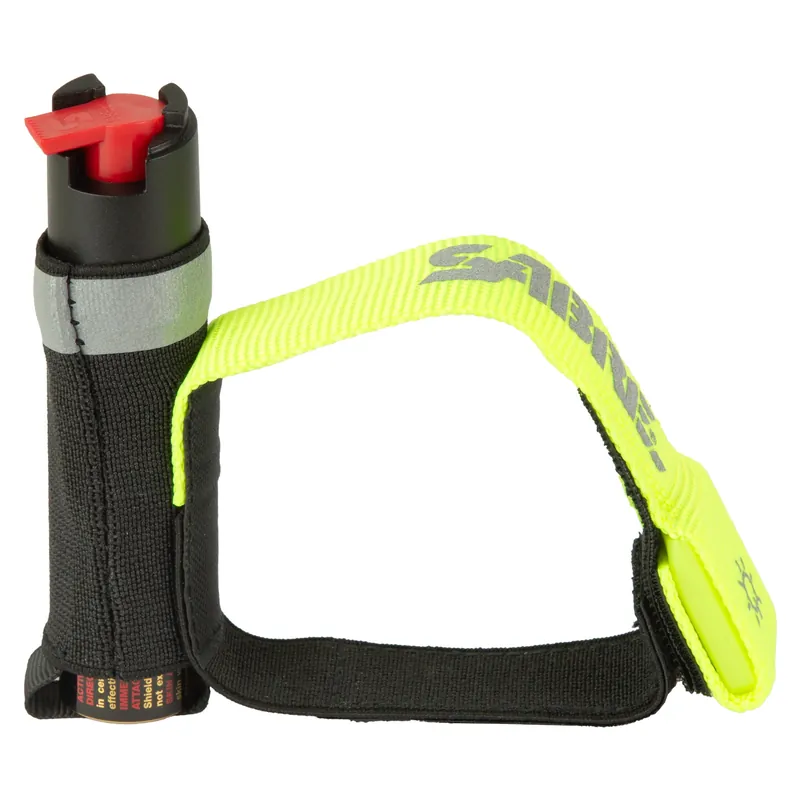 Sabre Runner Pepper Gel with LED Adjustable Hand Strap & 2-Mode Light, P-22J-LED-04