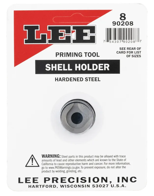 Lee Precision Auto Prime Shell Holder 8 for Auto Prime/Auto Prime II Hand Priming Tools 90208