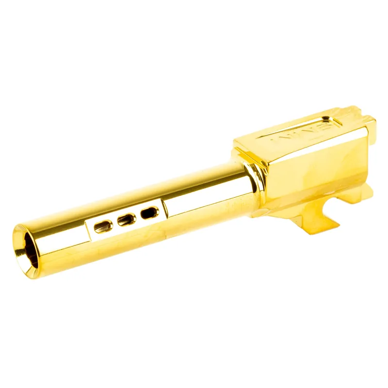 Zaffiri Precision Ported Match Grade Barrel for Sig Sauer P320 Compact 9mm Gold TiN ZP.320BPG