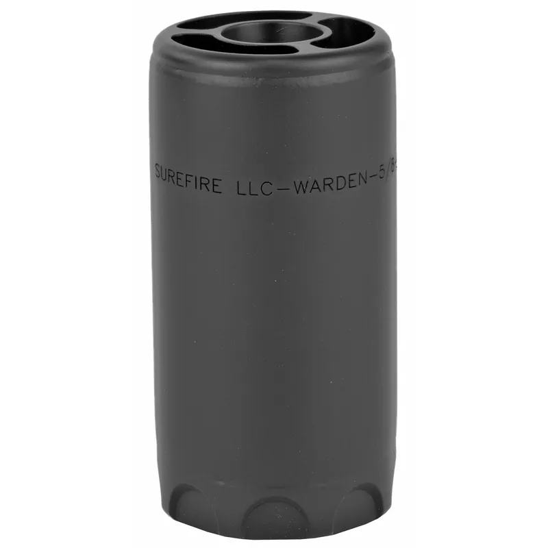 SureFire Warden Direct-Thread Blast Regulator, Black Cerakote, 5/8-24 WARDEN-5/8-24-BK
