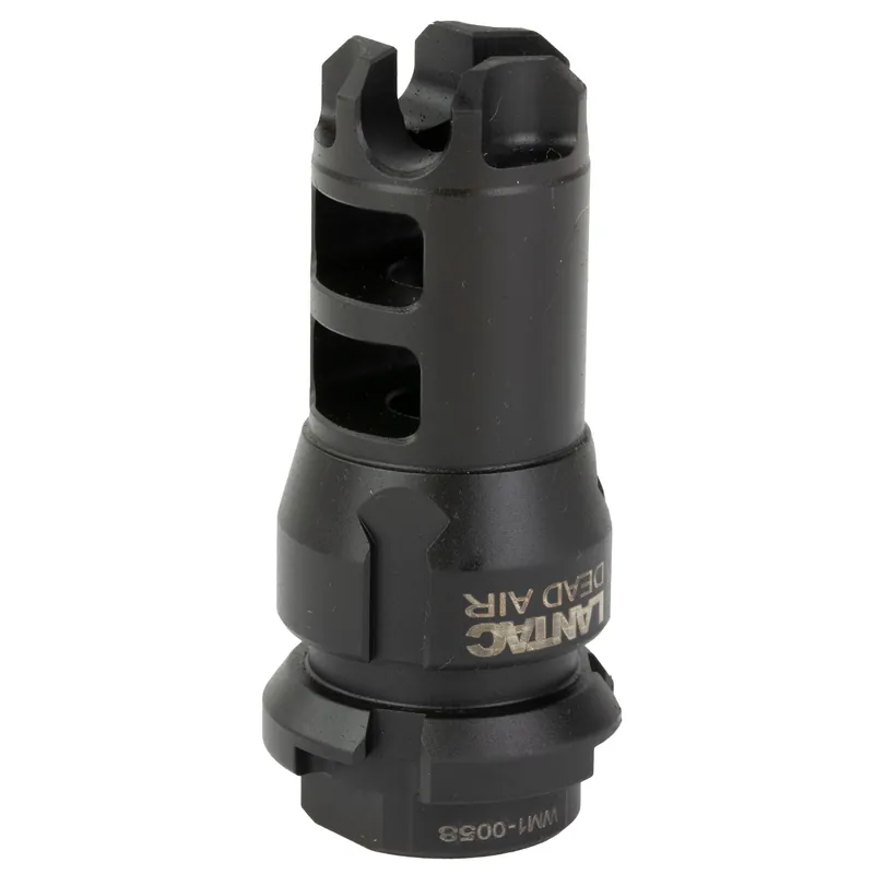 LanTac Dragon 9mm Muzzle Brake with Dead Air KeyMo Mount for Wolfman Suppressor DGN9MMD-WM