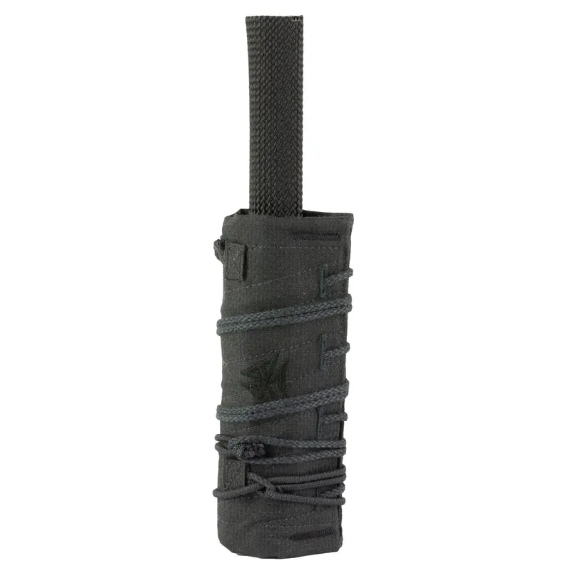 Burn Proof Gear Heavy Suppressor Cover 6.5" x 1.5" Black Kevlar, BPG-SC-H-6-5-1-5-BLK