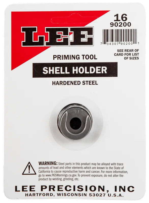 Lee Precision Auto Prime Shell Holder 16, Hardened Steel Priming Tool Accessory 90200