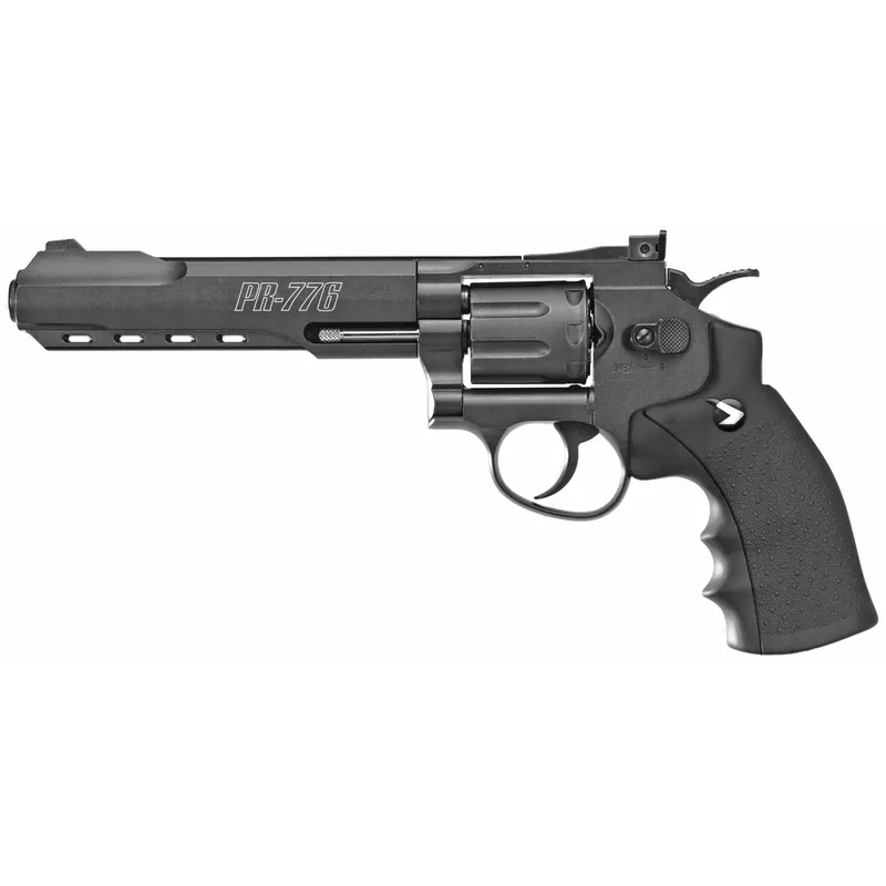 Gamo USA PR-776 .177 Caliber CO2 Pellet Revolver, 6in Barrel, 400 Feet Per Second 611139654