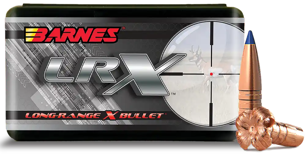 Barnes Bullets LRX Long-Range X .270 Win .277 129gr Polymer Tip Boat Tail Bullets 50/Box 30262