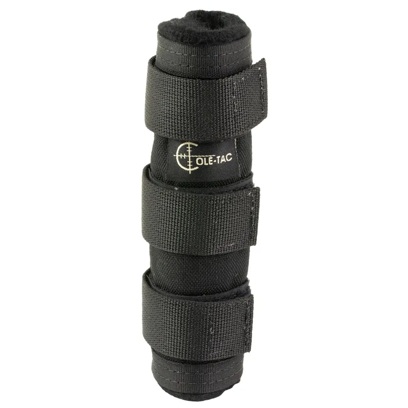 Cole-TAC Metal Python 6in Suppressor Cover, Black, BOA Straps & Metal Buckles, MP101