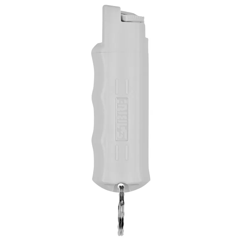Sabre 3-in-1 Hardcase Pepper Spray Key Case, Gray 0.54 oz with Quick Release Ring HC-14-LG-02