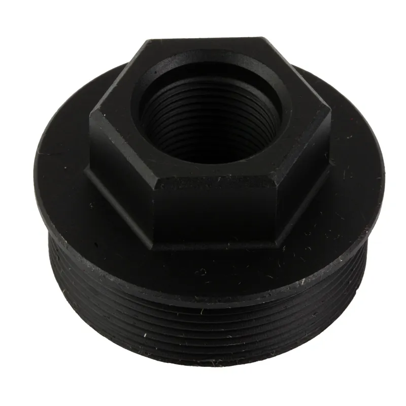 Yankee Hill Machine Sidewinder Direct Thread Adapter 1/2x28 Matte Black Stainless Steel YHM-3251