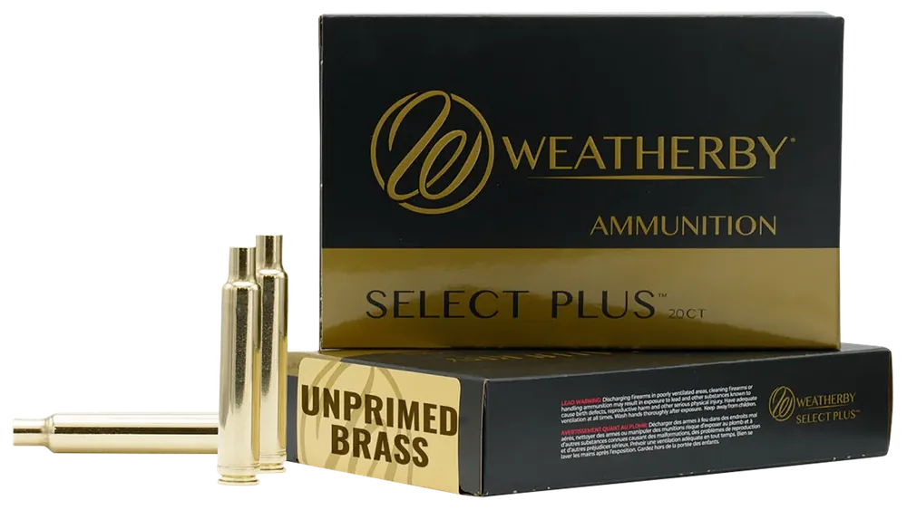 Weatherby .340 Weatherby Magnum Unprimed Rifle Brass Cases w/ Norma Match-Grade Primer Pockets BRASS340