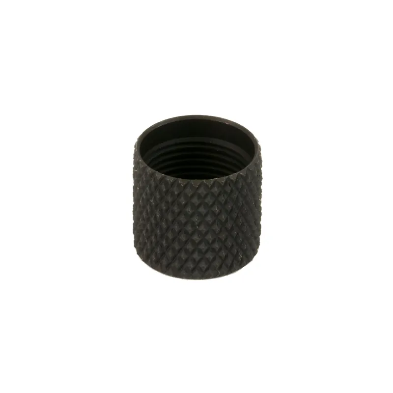 Yankee Hill Machine Co 9mm Pistol Thread Protector, 1/2x28, .570 OD Steel Matte Black YHM-3418-B