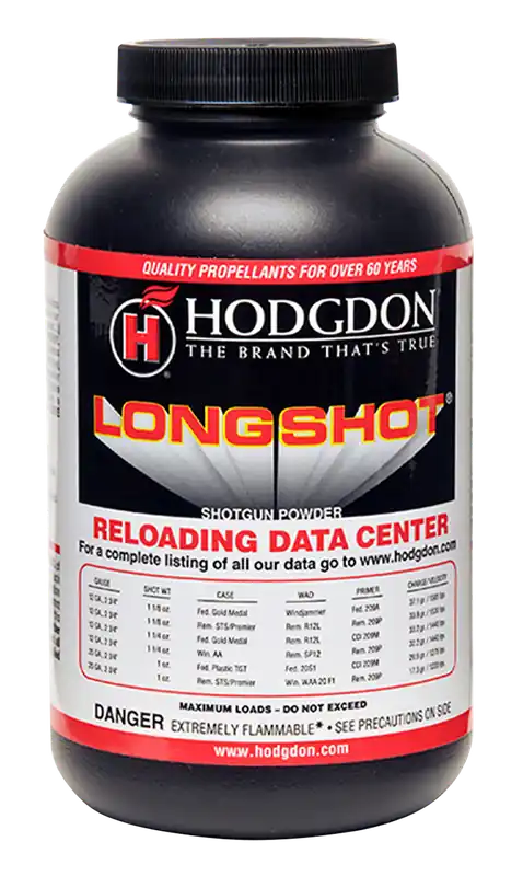Hodgdon Longshot Smokeless Shotshell & Handgun Powder, Spherical 1 lb LS1