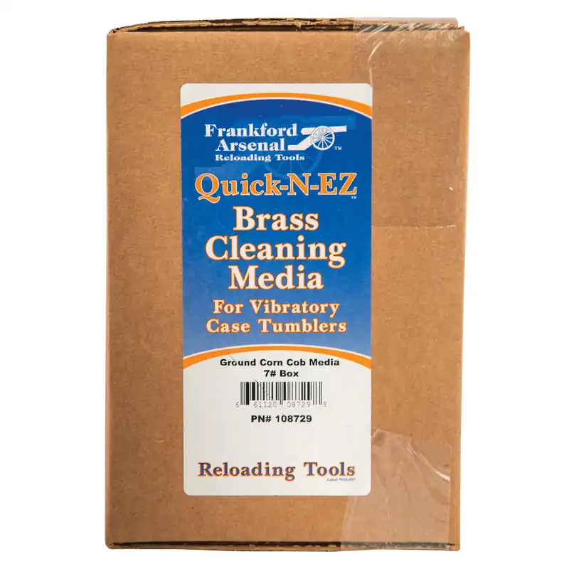 Frankford Arsenal Quick-N-EZ Corn Cob Brass Cleaning Media for Vibratory Tumblers, 7 lb 108729