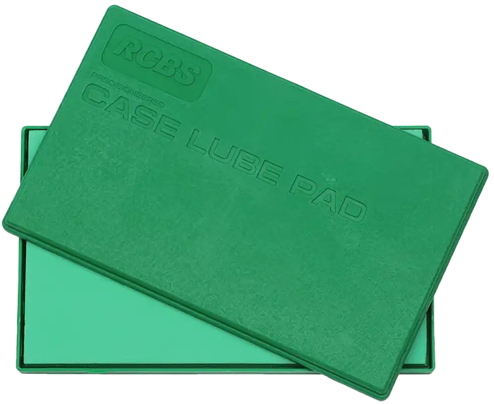 RCBS Case Lube Pad for Reloading Brass, Removable Pad & Sealed Storage Case 9307