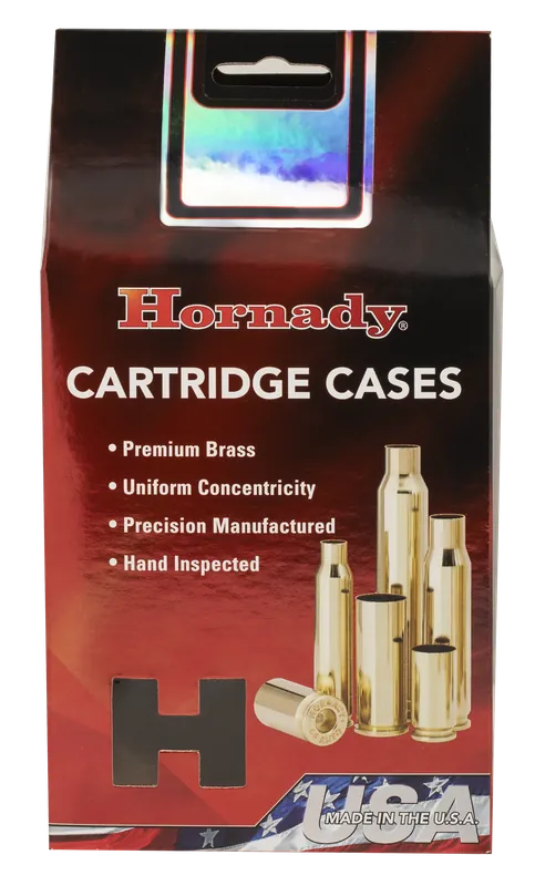Hornady .41 Remington Magnum Unprimed Handgun Brass Cartridge Cases, 100 Count 87411