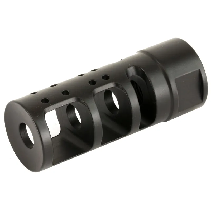 Spike‘s Tactical R2 Muzzle Brake for .308/7.62, 5/8x24, 416 Stainless, Black Nitride SBV1066
