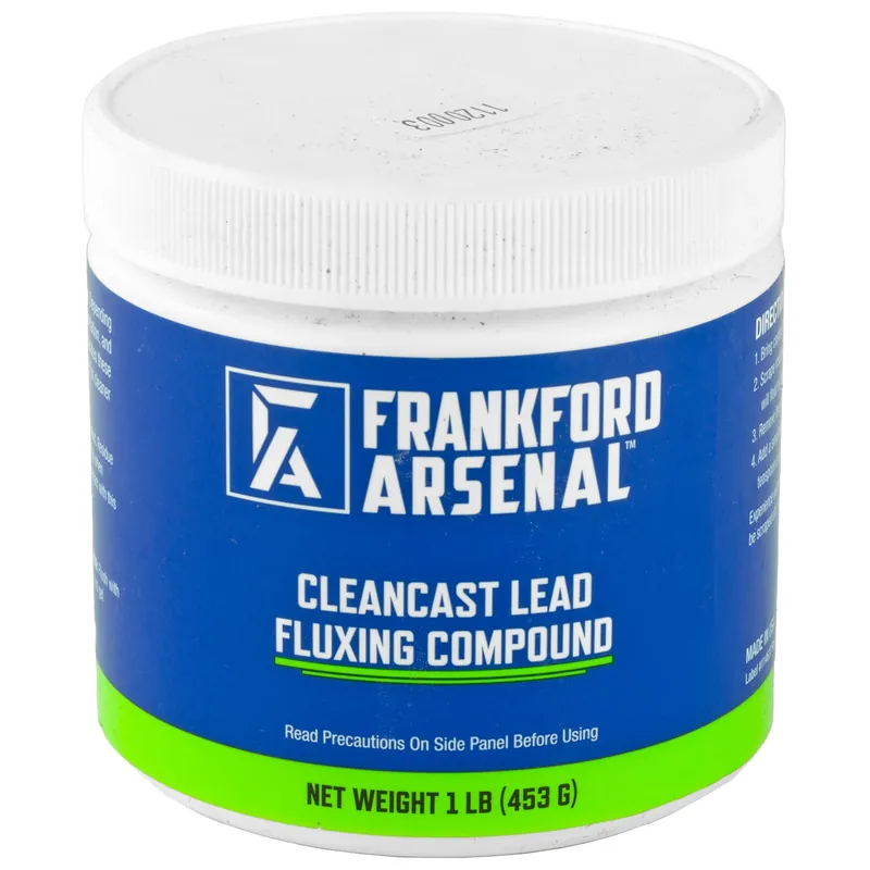 Frankford Arsenal CleanCast Lead Casting Fluxing Compound, Non-Smoking Odor-Free 1 lb 441888