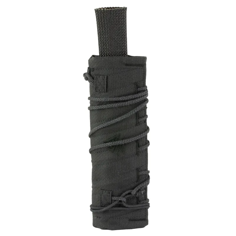 Burn Proof Gear Heavy Suppressor Cover 8.5in x 1.5in Black Fire-Retardant No-Slip Fit BPG-SC-H-8-5-1-5-BLK