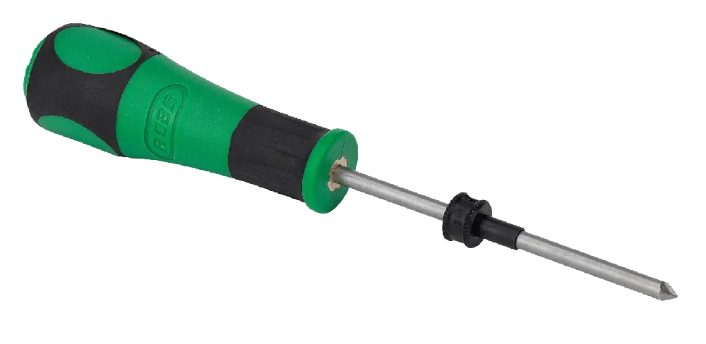 RCBS Flash Hole Deburring Tool for 7mm/.284 Rifle Brass, Self-Centering Pilot & Stop 88147