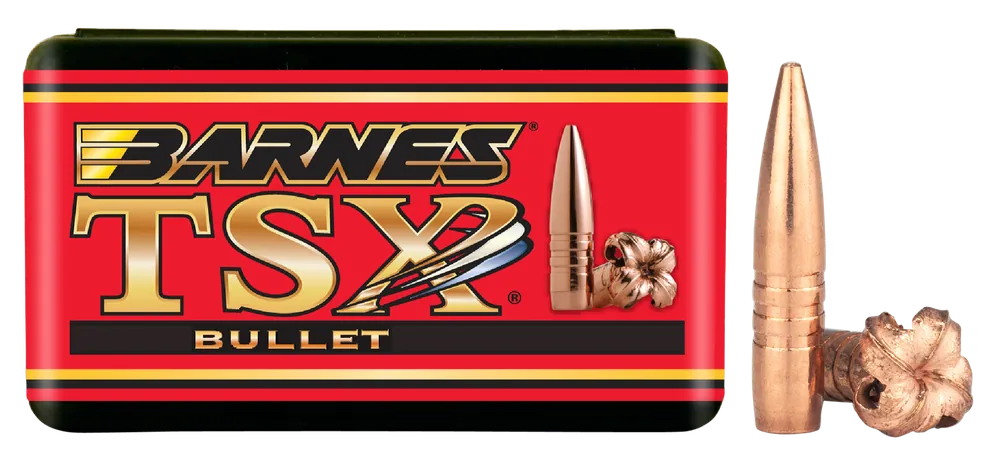 Barnes Bullets TSX .30 Cal .308 168gr Boat Tail Copper Rifle Bullets 50/Box 30351