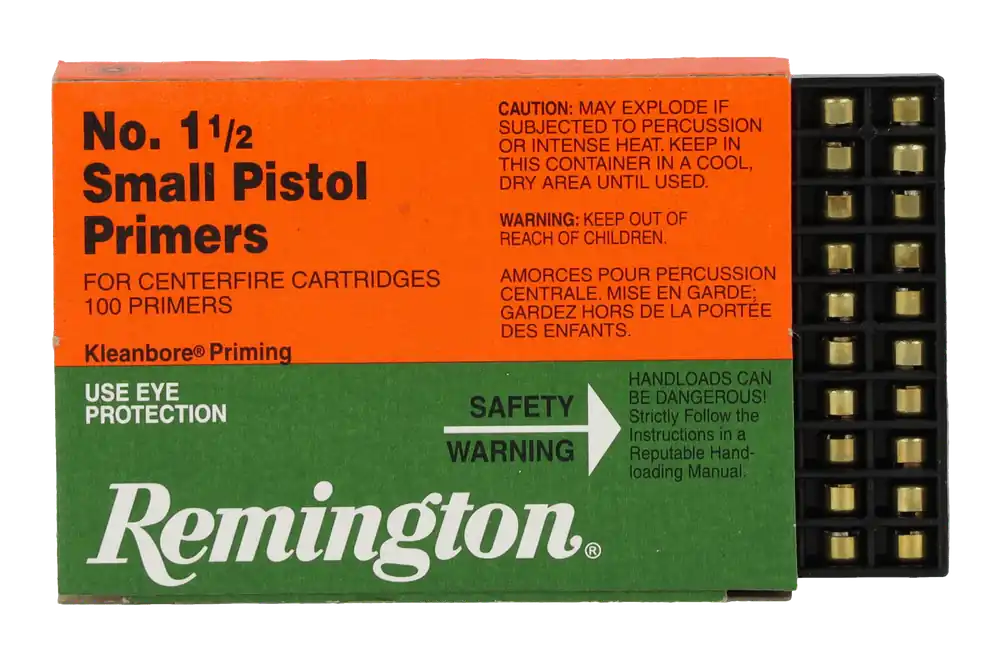 Remington Ammunition Small Pistol Centerfire Reloading Primers, Tripod Anvil Sensitivity 22600