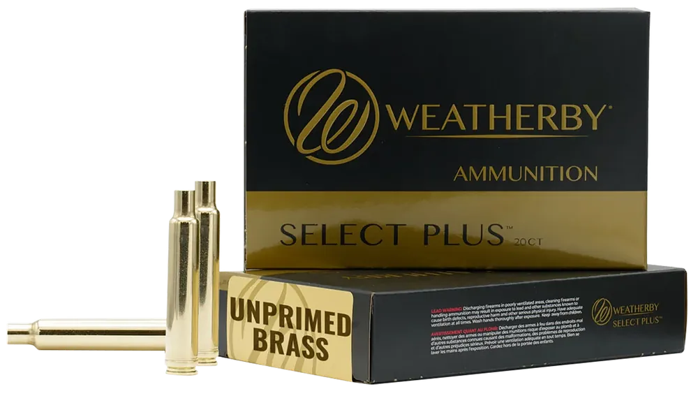 Weatherby 7mm Weatherby Magnum Unprimed Rifle Brass Cases, Norma Brass, 20/Box BRASS7MM