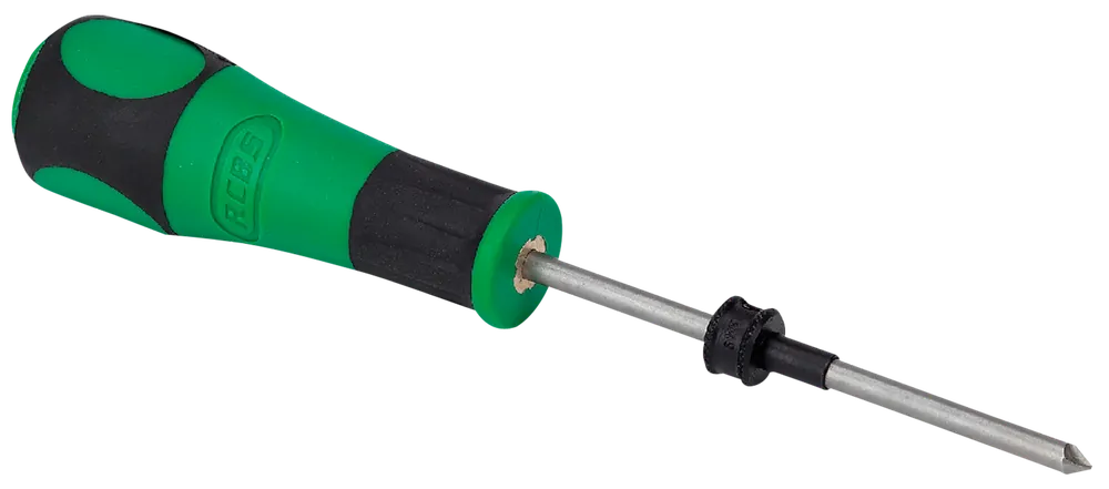 RCBS Flash Hole Deburr Tool with Case Pilot Stop for 6mm Cases, Self-Centering Pilot Collar 88146