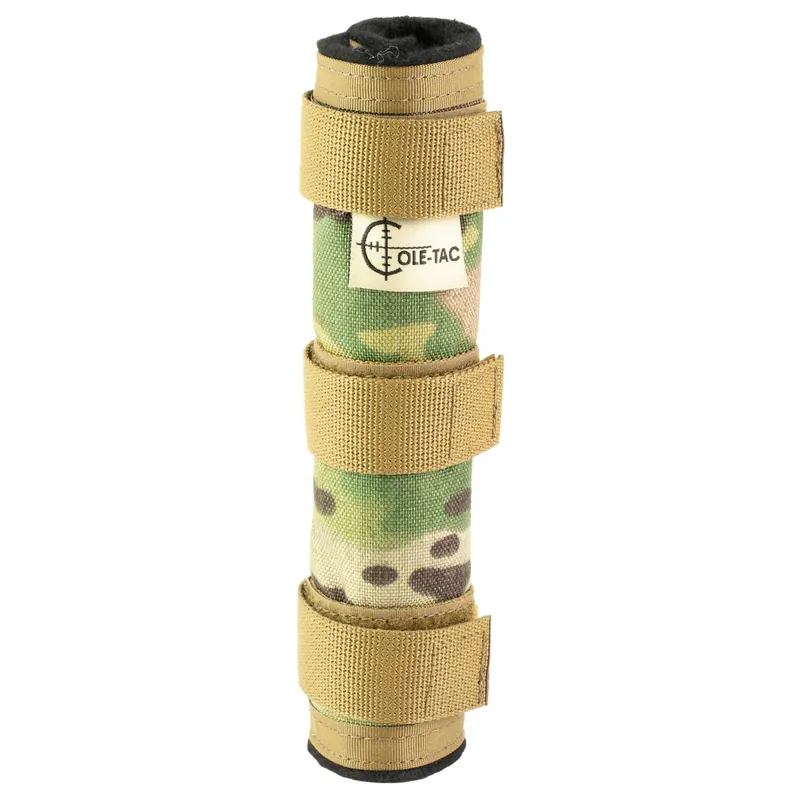 Cole-TAC Metal Python 7.5in Suppressor Cover, 1800°F Heat Rated MultiCam for 1–2in Cans MP203