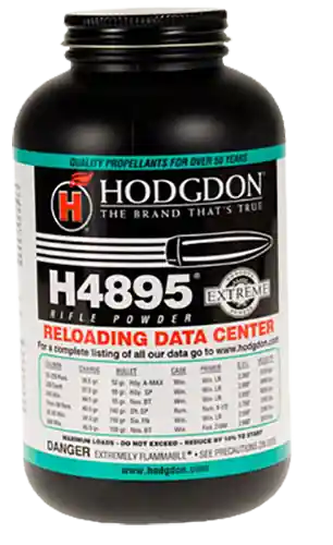Hodgdon Extreme H4895 Rifle Powder, Multi-Caliber Smokeless Extruded, 1 lb Canister 48951