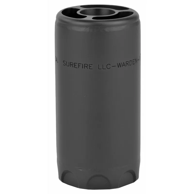 SureFire Warden Direct-Thread Blast Regulator, Cerakote Black Stainless Steel WARDEN-1/2-28-BK