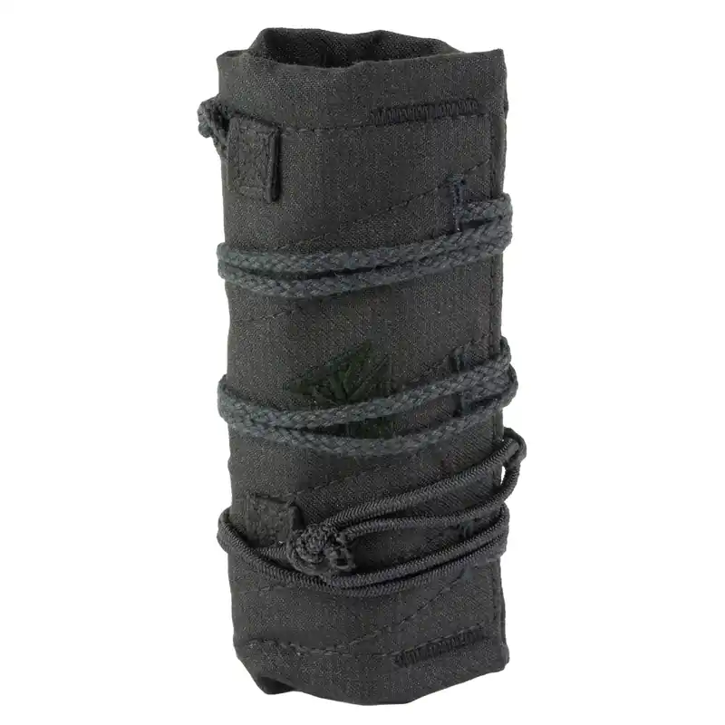 Burn Proof Gear Heavy Suppressor Cover, 6 in x 1.5 in Black Kevlar Heat Shield BPG-SC-H-6-1-5-BLK