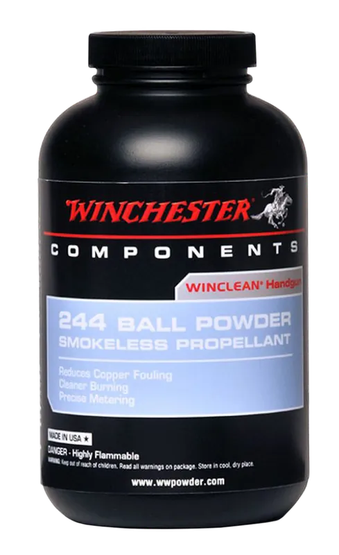 Winchester Powder WinClean 244 Ball Handgun Powder, Clean-Burning Low-Flash 1 lb 2441
