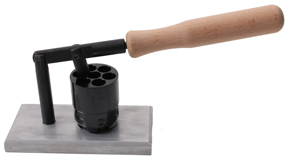 Traditions .44 Cal Black Powder Revolver Cylinder Loading Stand with Wood Handle & Metal Base A1309