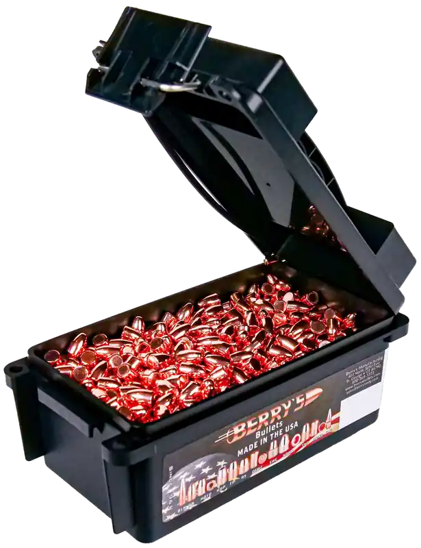 Berrys Superior Plated .380 Cal 100gr Hollow Base Round Nose Bullets (500) 24744