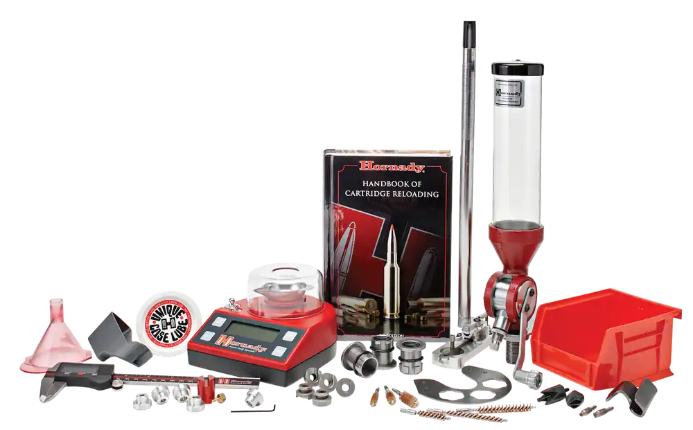 Hornady Lock-N-Load Iron Single Stage Reloading Press Kit with Auto Prime, Cast Iron 085521