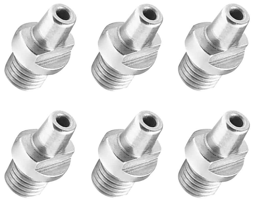 PIETTA Stainless Steel Black Powder Revolver Nipples Replacement Set, 6-Pack AC065