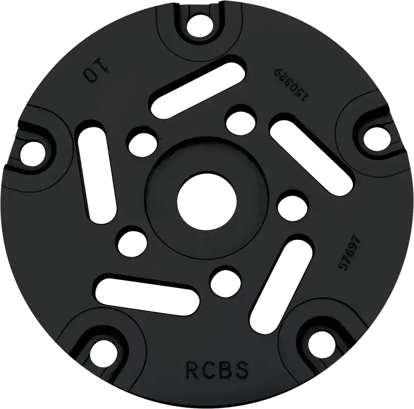 RCBS Pro Chucker 5 Shell Plate 6, Black Finish Reloading Press Accessory 88929