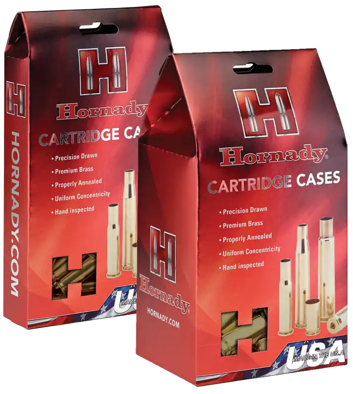 Hornady 338 ARC Unprimed Rifle Cartridge Brass Cases, Premium Annealed 50 Count 86837